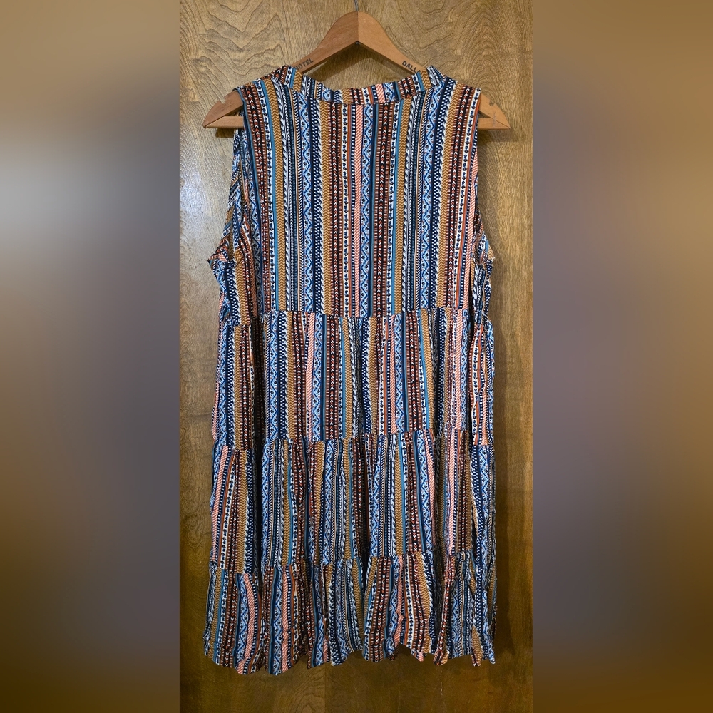 Easel New With Tags - Sleeveless Boho Western Style Dress - Picture 3 of 8